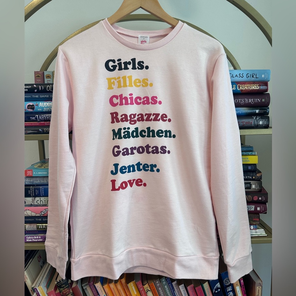 J.Crew x Girls Inc. Girl Power Sweatshirt 💖